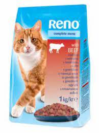 Сухой корм для кошек со вкусом говядины Reno Poultry10кг - фото 1 - id-p1390841767