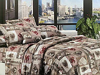 Постільна білизна напівторна 150х220 ЕКОНОМ (11045) Бязь (бавовна_поліестер)