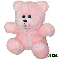 Мягкая игрушка медведь 31 см Розовый плюшевый мишка Мягкий медвежонок на подарок 4122