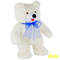 Плюшевый мишка Мягкая игрушка Медведь Топтыгин молочный 47 см Медвежонок из искусственного меха 4365