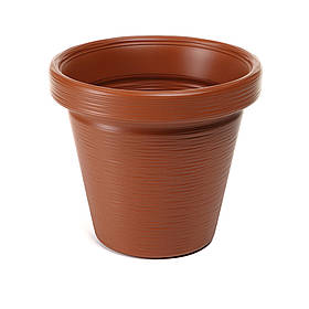 Кашпо для квітів Агава 460  долото теракот
