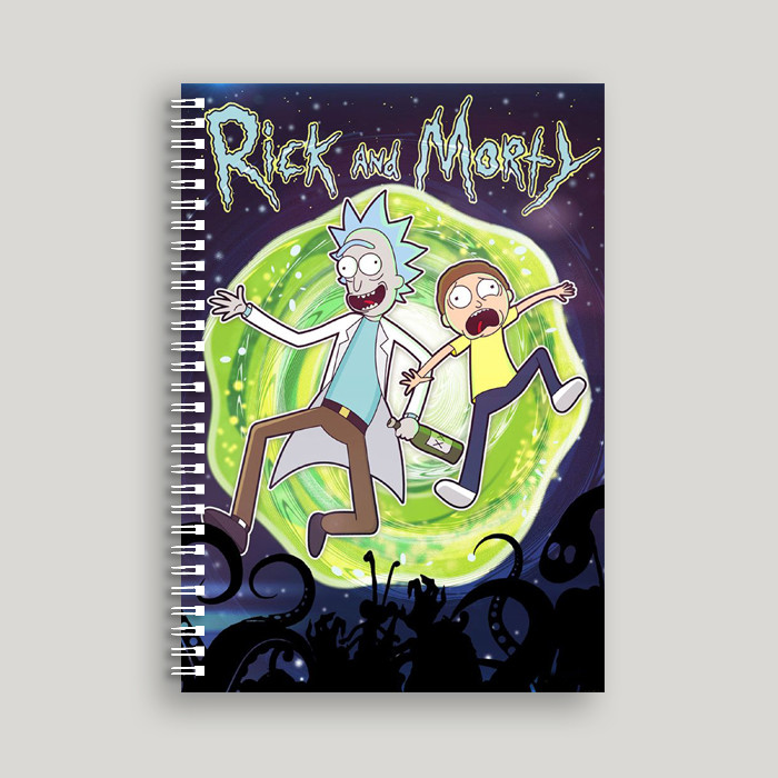 Блокнот А5 "Рік і Морті" / Rick and Morty №4