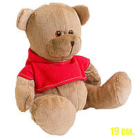 Маленький плюшевый мишка Мягкая игрушка плюшевый Медвежонок Макки коричневый 19 см Игрушечный медведь 5552