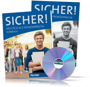 Sicher B1 + , Kursbuch + Arbeitsbuch + CD / Підручник + Зошит (комплект з диском) німецької мови