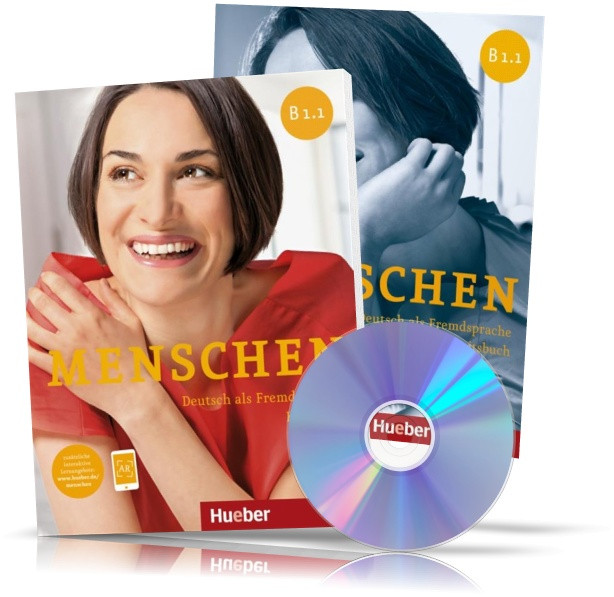 Menschen B1.1, Kursbuch + Arbeitsbuch / Підручник + Зошит (комплект з дисками) німецької мови