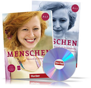 Menschen A1.1, Kursbuch + Arbeitsbuch / Підручник + Зошит (комплект з дисками) німецької мови