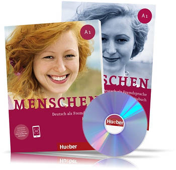 Menschen A1, Kursbuch + Arbeitsbuch / Підручник + Зошит (комплект з дисками) німецької мови