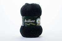 Пряжа полушерстяная VITA Brilliant, Color No.4952 черный