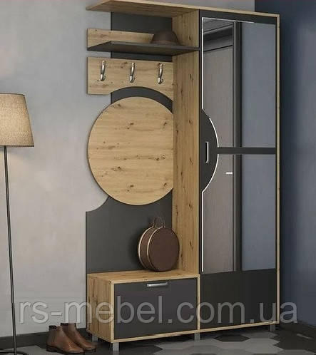 Передпокій "Фіона", антрацит (Світ Меблів), фото 1