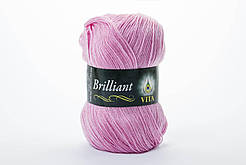 Пряжа напіввовняна VITA Brilliant, Color No.4956 рожевий