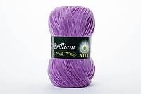 Пряжа полушерстяная VITA Brilliant, Color No.4961 средний сиреневый