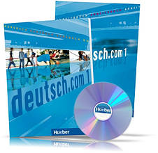 Deutsch.com 1, Arbeitsbuch + Kursbuch + CD / Підручник + Зошит (комплект з диском) німецької мови