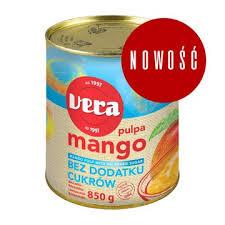 Мякоть манго без добавления сахара Vera Mango pulpa Alphonso 850г - фото 2 - id-p1390959951