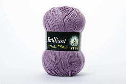 Пряжа напіввовняна VITA Brilliant, Color No.4976 запорошена бузок