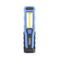 Переноска діодна 3W COB/300 lm +1W L=215/магніт/2000mAh/microUSB/гачок/мін.кут Brevia Led №11320