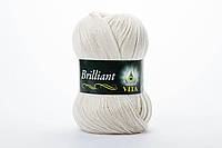 Пряжа полушерстяная VITA Brilliant, Color No.4983 светлое топленое молоко