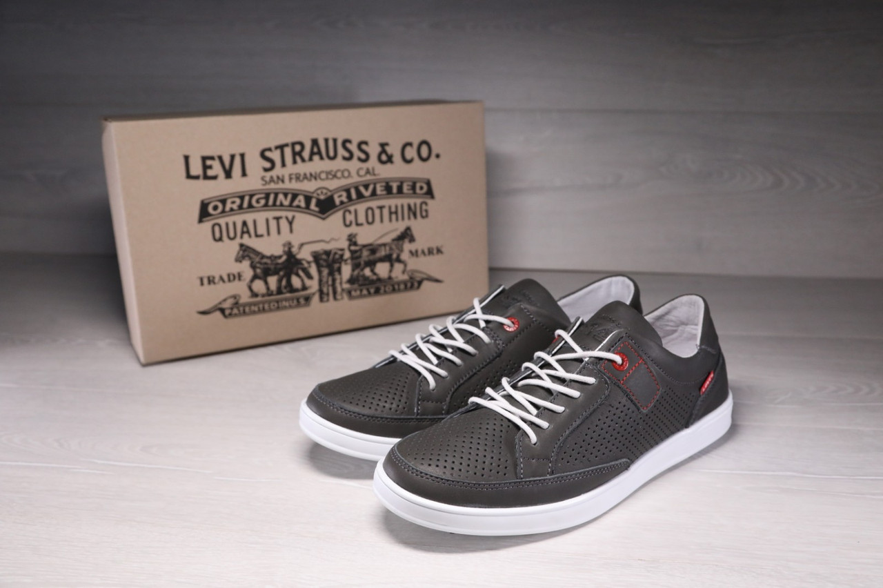 Кеди кросівки шкіряні чоловічі Levis California