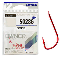 Гачки Owner SODE(red) 50286 №10 (12шт.)