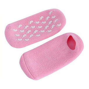 Зволожувальні гелеві шкарпетки Spa Gel Socks рожеві 149614, фото 2