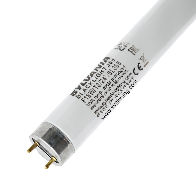Лампа люмінесцентна ультрафіолетова F18w T8/BL368 SYLVANIA G13d, фото 1