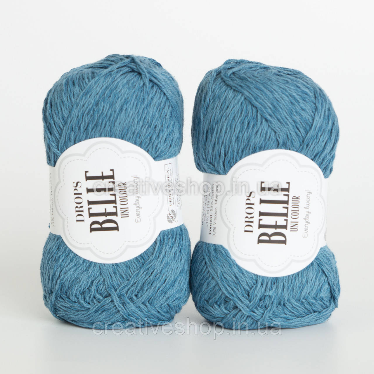 Пряжа Drops Belle (колір 13 dark blue jeans)