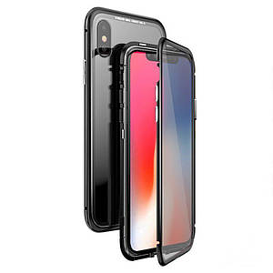 Чохол накладка xCase для iPhone XS Max Double-sided Magnetic Case transparent black