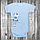 Дитячий боді футболка р 74 (68) 3-7 міс бодік на короткий рукав для новонароджених малюків КУЛІР 3087 Бежевий, фото 5