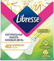 Ежедневные прокладки Libresse Natural Care 40 шт