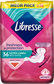 Гігієнічні прокладки Libresse Ultra Long Wings 36 шт