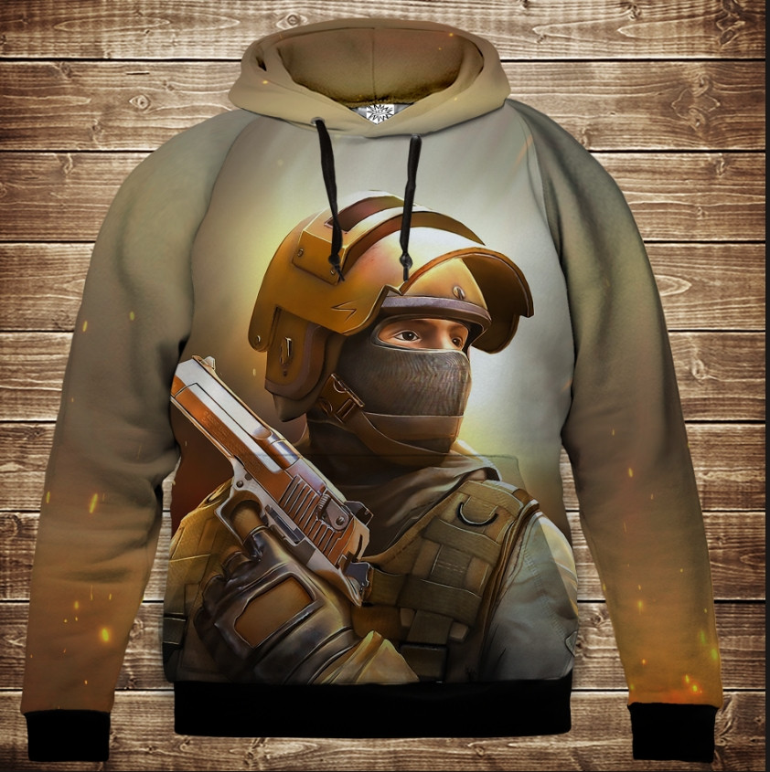 Толстівка з 3D принтом: Standoff 2. Дитячі і дорослі розміри. ВСІ Розміри, фото 1