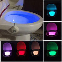 Подсветка для унитаза туалета (LED + датчиком движения и света).Ночник