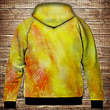 Толстівка з 3D принтом: Веселі мавпочки Жовтий. Дитячі і дорослі розміри. ВСІ Розміри, фото 2