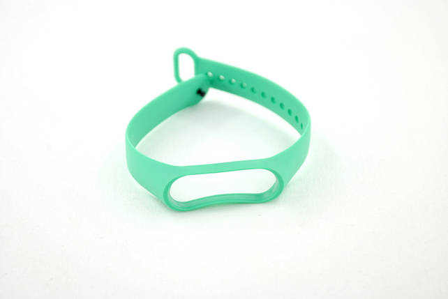Ремінець силіконовий для фітнес-браслета Mi Band 5/6 Mint, фото 1