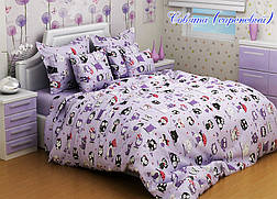 Постільна білизна для дітей ТМ ТАG/1.5-спальні Совята бузковий