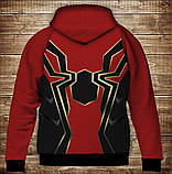 Толстівка з 3D принтом: Костюм Спайдермена Арт. Дитячі і дорослі розміри. ВСІ Розміри, фото 2