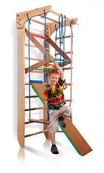 Спортивный уголок «Kinder 3-220» з дошкою для пресу, фото 1