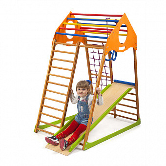 Дитячий спортивний комплекс для будинку KindWood, фото 1