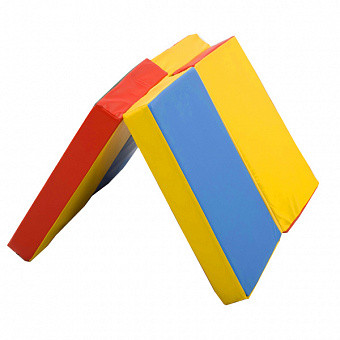 Гімнастичний мат складний Мат пятнашка 120х80х8 см, фото 1