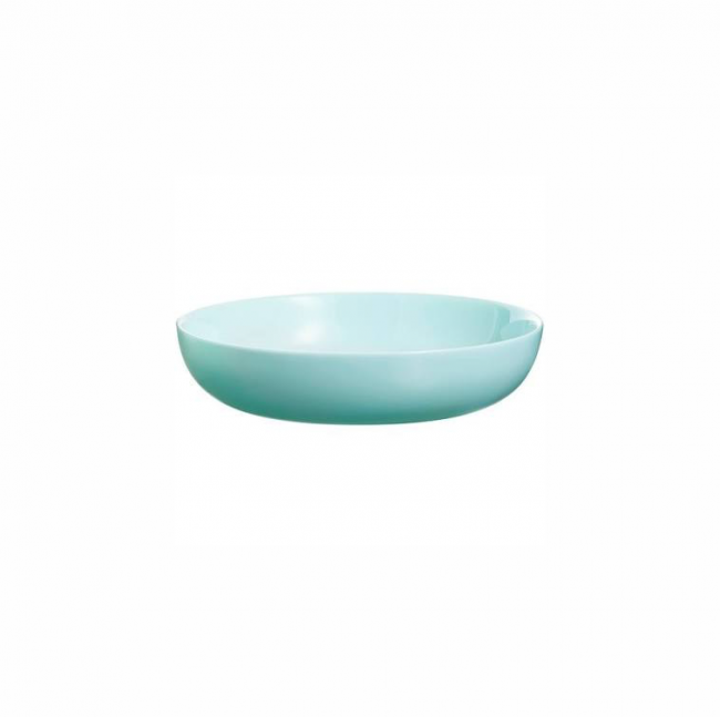 Блюдо зі скла блакитне з високими бортиками Friend Time Turquoise 290мм Luminarc (P6362)