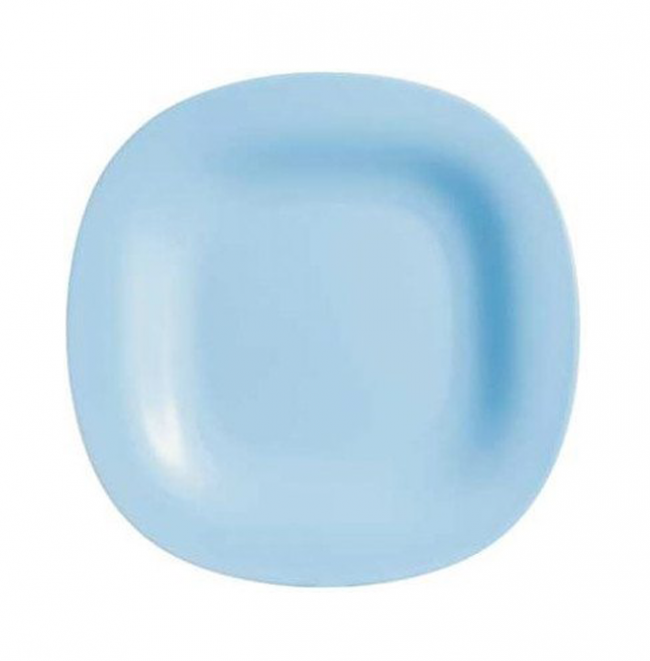 Тарілка десертна бірюзова Carine Light Blue квадратна 190 мм Luminarc (P4245) HD, фото 1