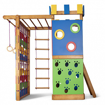 Детский игровой комплекс для дома SportBaby Babyland-16, (SPTB)