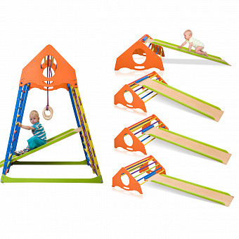 Дитячий спортивний комплекс KindWood Color, фото 1