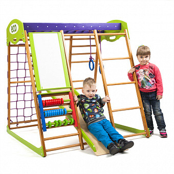 Дитячий спортивний комплекс для квартири «Карамелька», фото 1