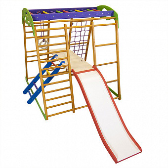 Дитячий спортивний комплекс для квартири Карамелька Plus 2, фото 1