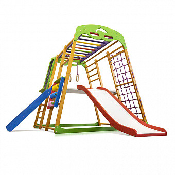 Дитячий спортивний комплекс для квартири Карамелька Plus 3, фото 1