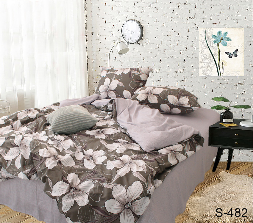 Комплект полуторний сатин з компаньйоном ТМ TAG S482, фото 1