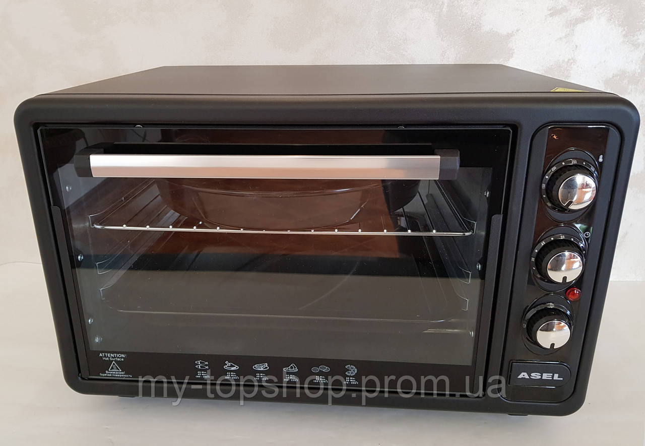 Духовка електрична  ASEL AF-40-23 Black 40L 1300W