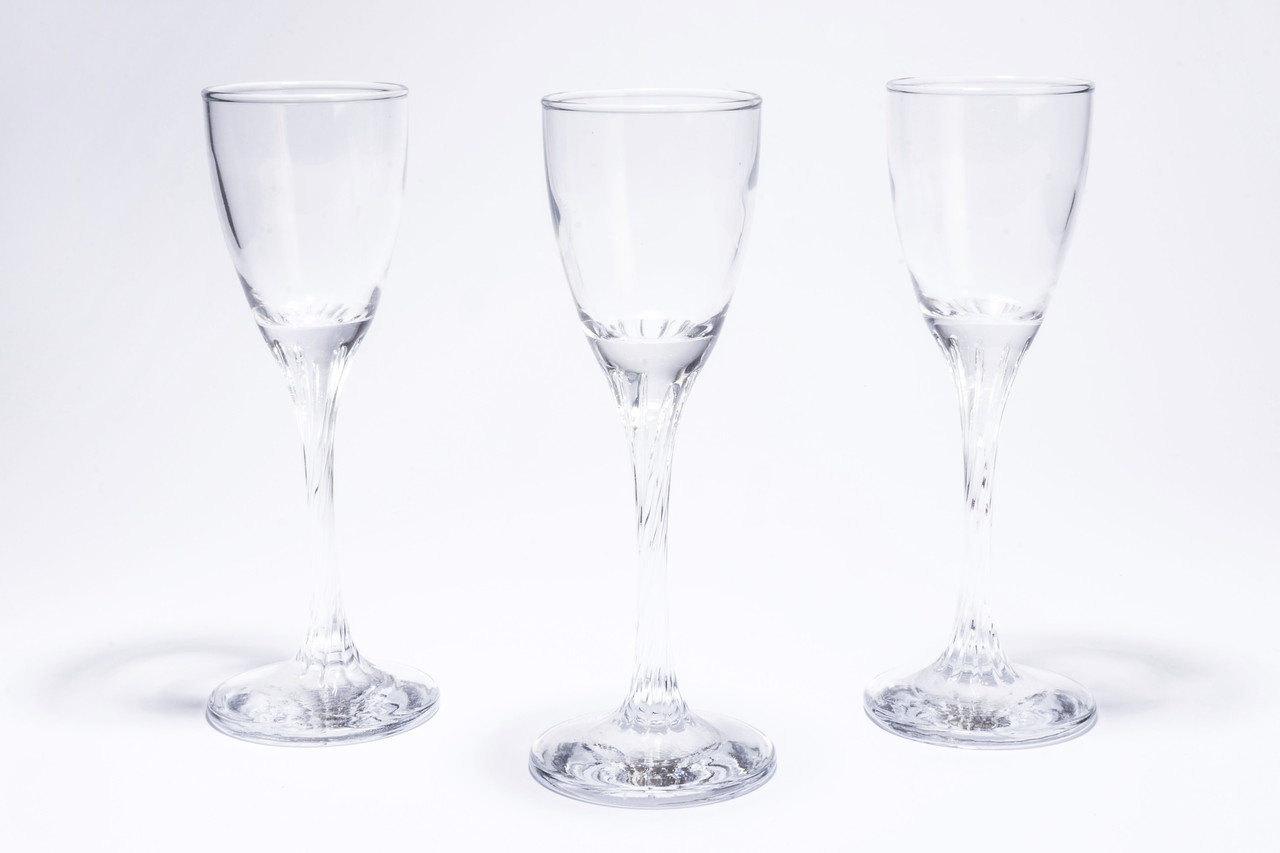 Набір чарок Pasabahce Twist на крученої ніжці 55 мл 6 шт (44612), фото 1