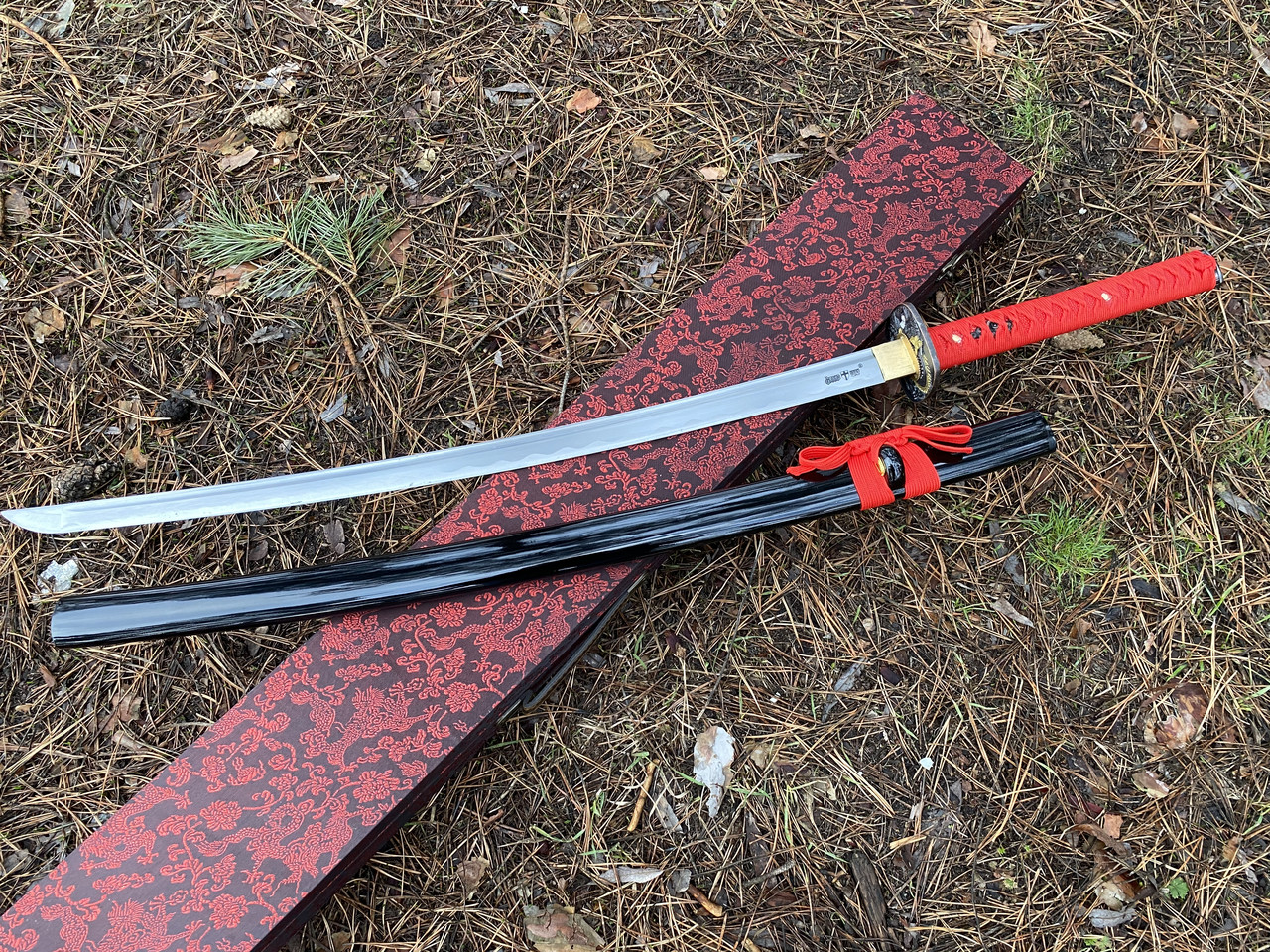 Самурайський меч катана + кейс і набір по догляду Cpa