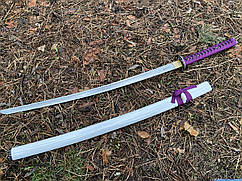 Самурайський меч Катана в подарунковому кейсі ,фіолетова